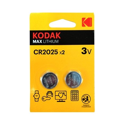 KODAK BAT. K2025, 3V, bl/2