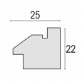 BOLOGNA WHITE 20x30 OKVIR