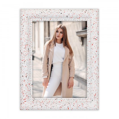 POLLOCK WHITE 13x18 OKVIR