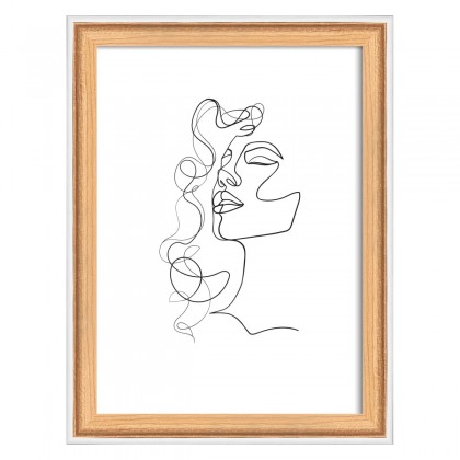 SILHOUETTE BLACK 13x18 OKVIR