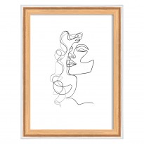 SILHOUETTE BEECH TREE 13x18 OKVIR