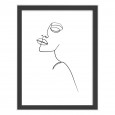SILHOUETTE BLACK 15x20 OKVIR