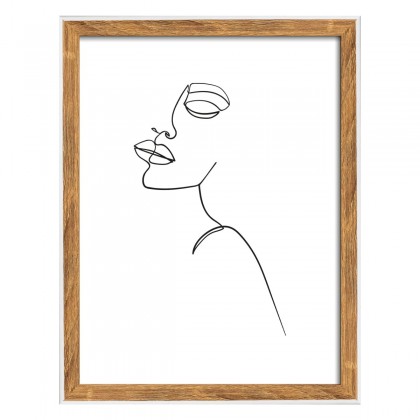SILHOUETTE BLACK 15x20 OKVIR
