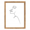 SILHOUETTE BLACK 15x20 OKVIR
