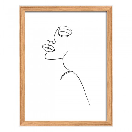 SILHOUETTE BLACK 15x20 OKVIR