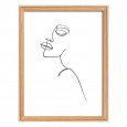 SILHOUETTE BLACK 15x20 OKVIR